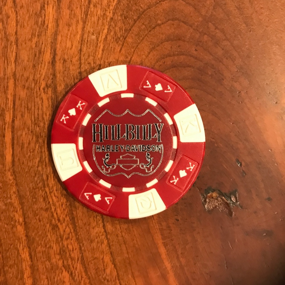 HARLEY-DAVIDSON HILLBILLY POKER CHIP